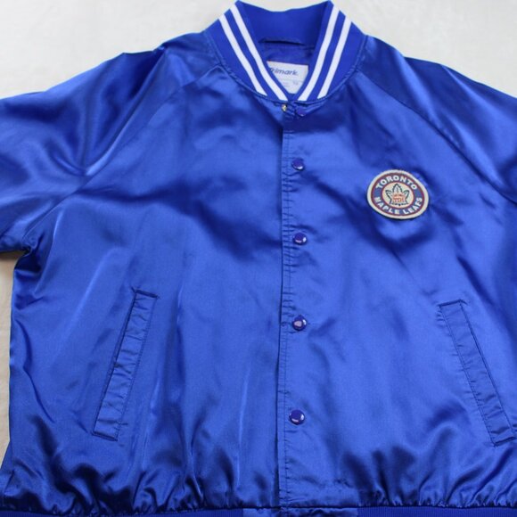 Vintage Toronto Maple Leafs NHL Hockey Light Satin Jacket (XL) - Picture 5 of 9